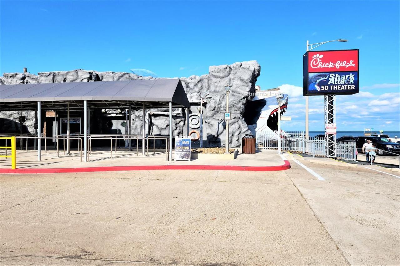Casaazul-2605A-Couples Retreat By Beach & Pleasure Pier 1 Block Away- 2Bed 2Bath- 7 Minutes To Cruise Terminal Galveston Eksteriør bilde